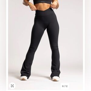 Ptula Sierra Black Flare Leggings - 34”